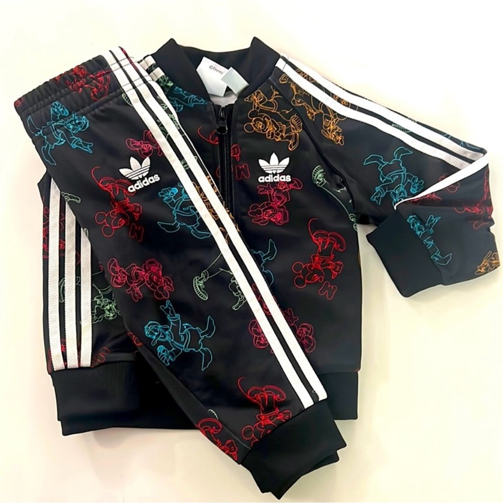 Adidas Kids Black Bottoms